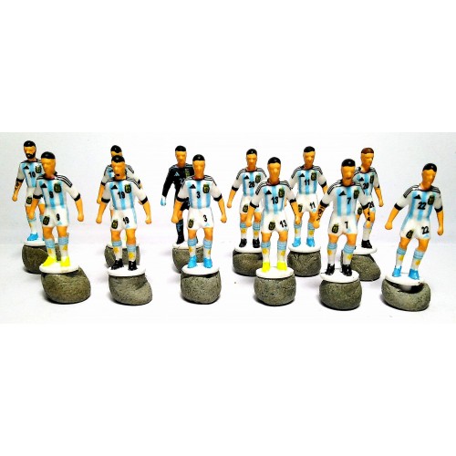 Subbuteo Andrew Table Soccer Argentina 2022 World Cup Winners only 12 figures,no bases,no box